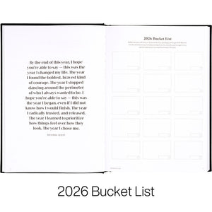 curation 2026 diary planner large