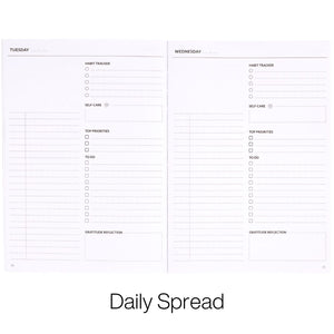 curation 90 day planner daily