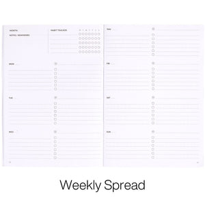 curation 90 day planner weekly