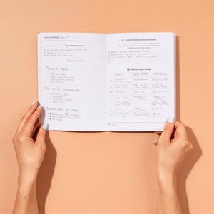 curation 90 day planner weekly