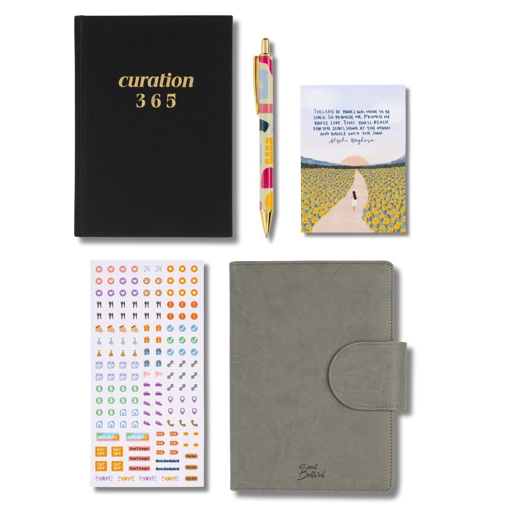 Undated Planner Wake Up With Purpose Bundle