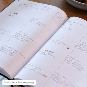 curation 2026 diary planner large