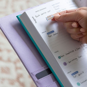 Placing Curation Sticker on Weekly Spread