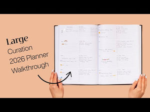 Curation 2026 Diary Planner (A4 Large Weekly)