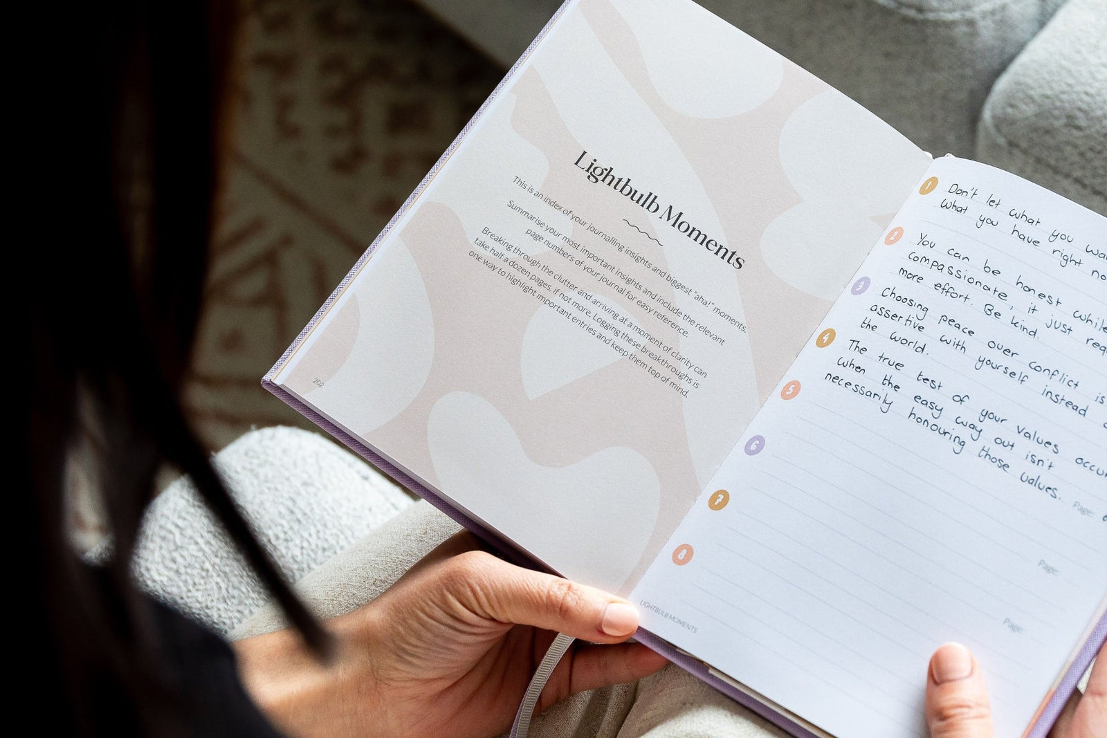 Pledge to Stay Well Journal - Lightbulb Moments Spread