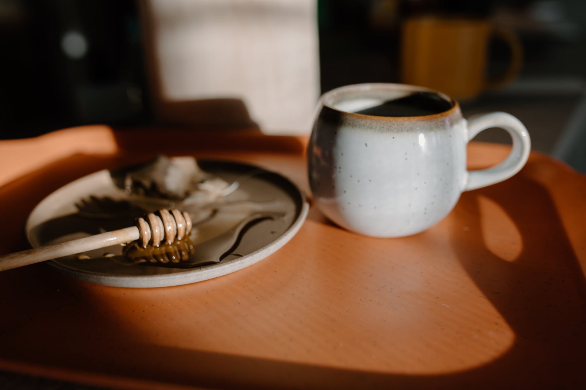 Mug on a coffee table