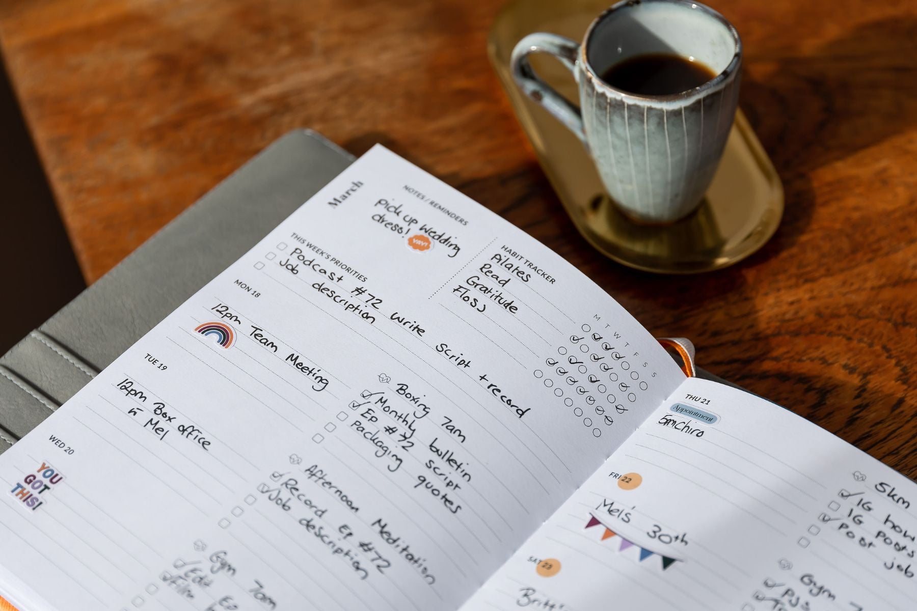 Five features to look for in a planner if you have ADHD