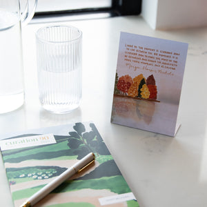 Double Sided A6 Desk Card