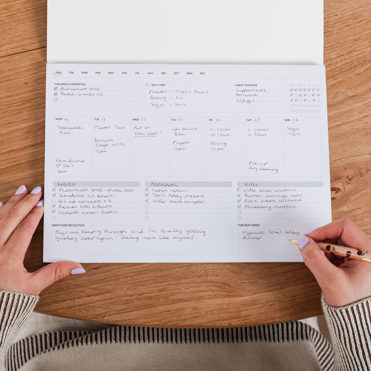 Weekly Download Desk Pad Pre-order