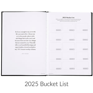 Curation 2025 Planner Inside Pages - Bucket List