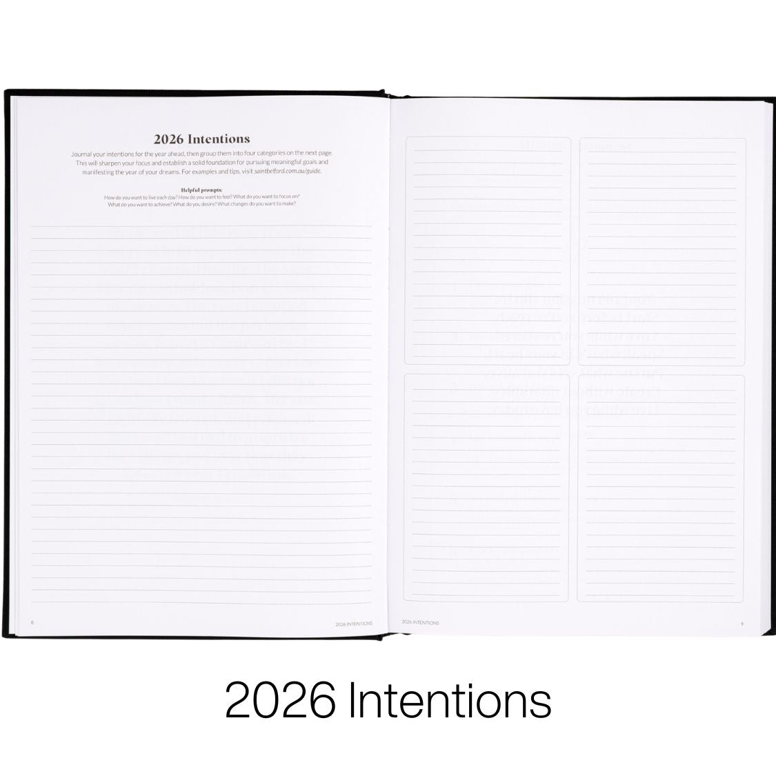 curation 2026 diary large