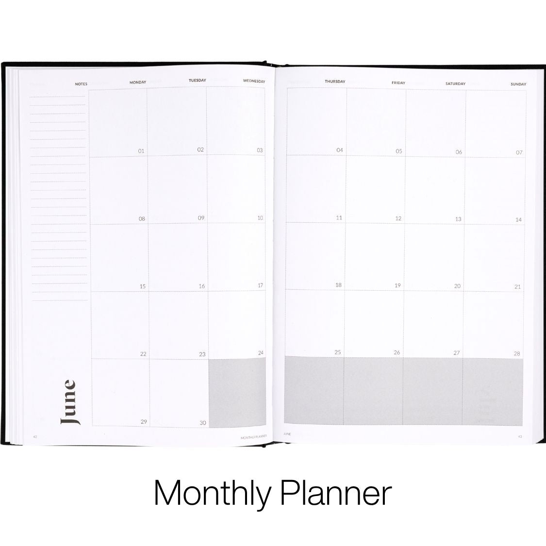 curation 2026 diary planner large