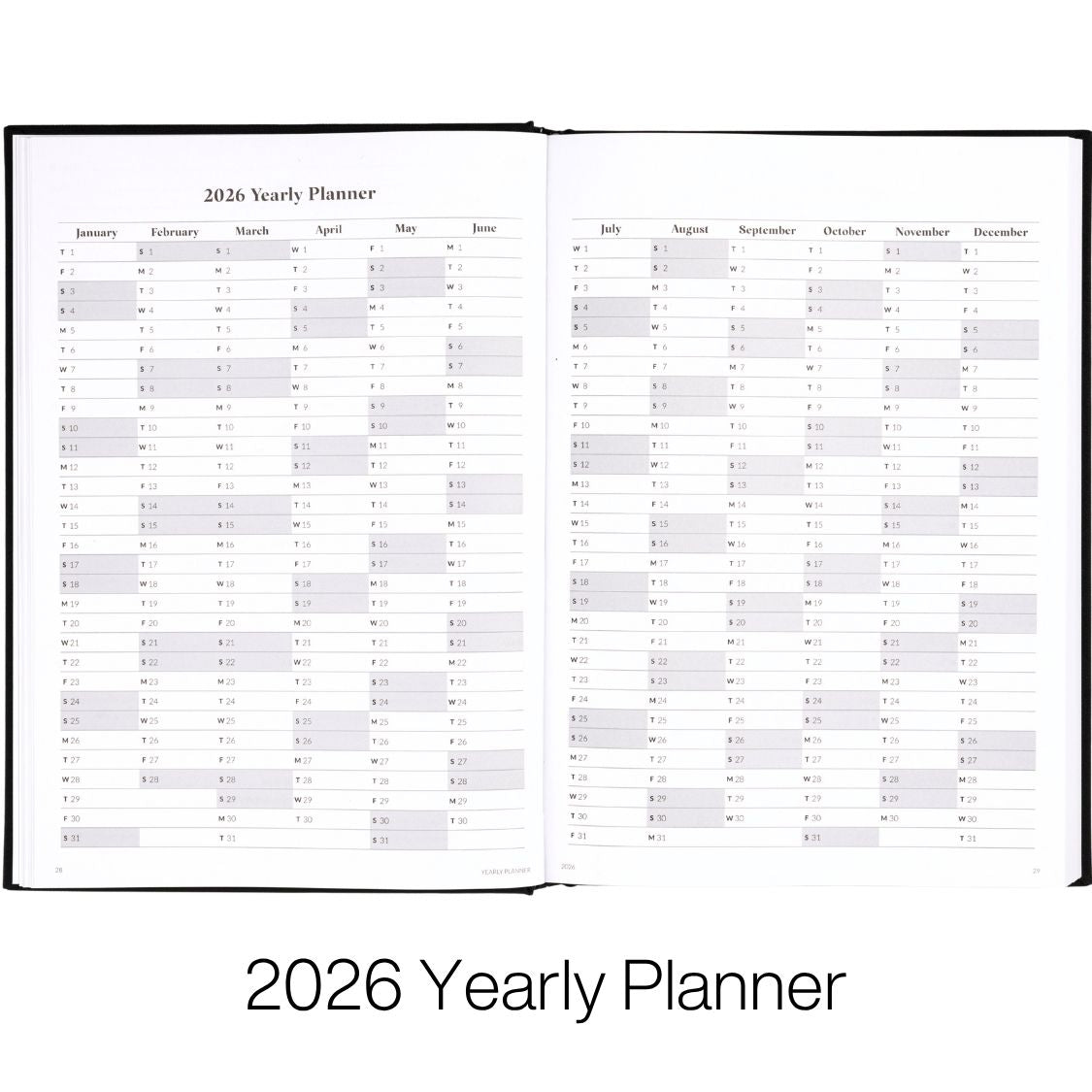 curation 2026 diary planner large