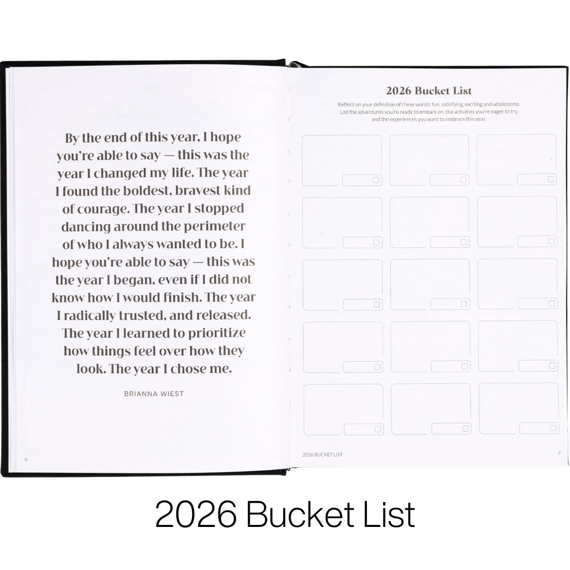 curation 2026 diary planner mini