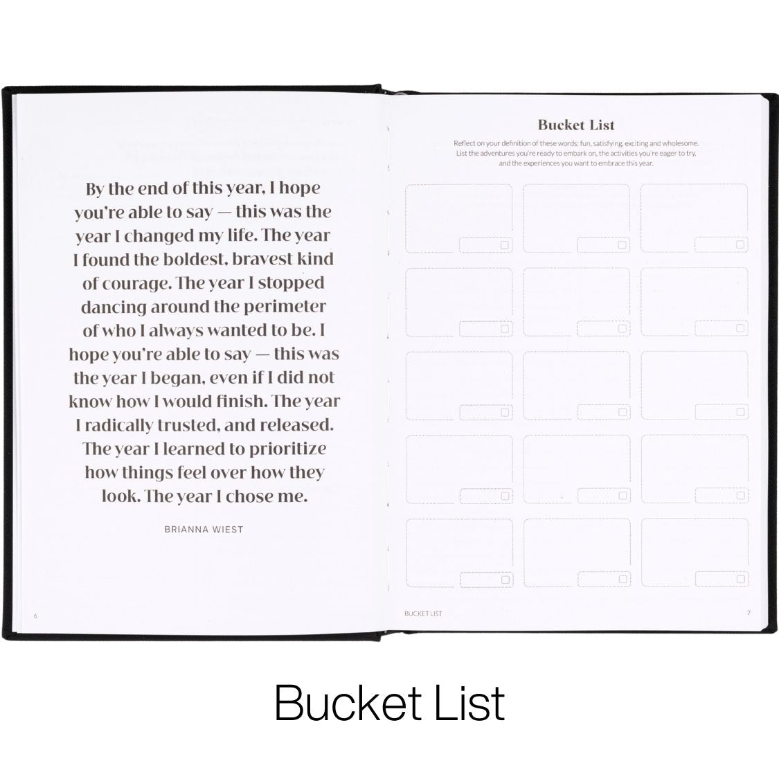 Bucket list
