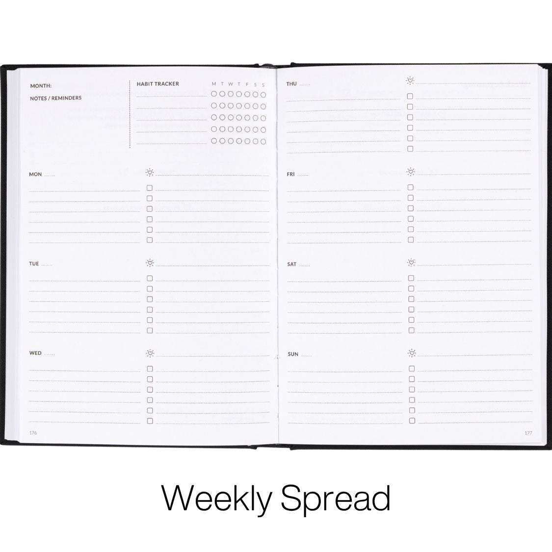 curation 365 undated planner