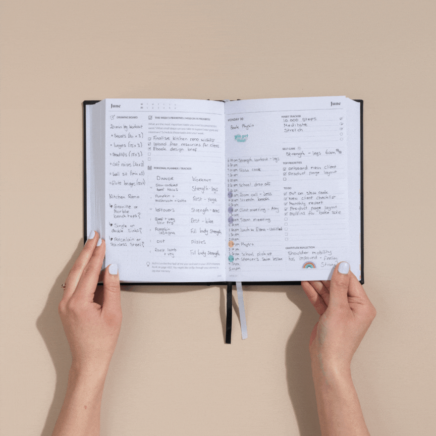 Curation 2025 Diary Planner Sparkling Grape