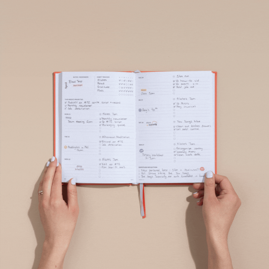 Curation 2025 Diary Planner Sunflower