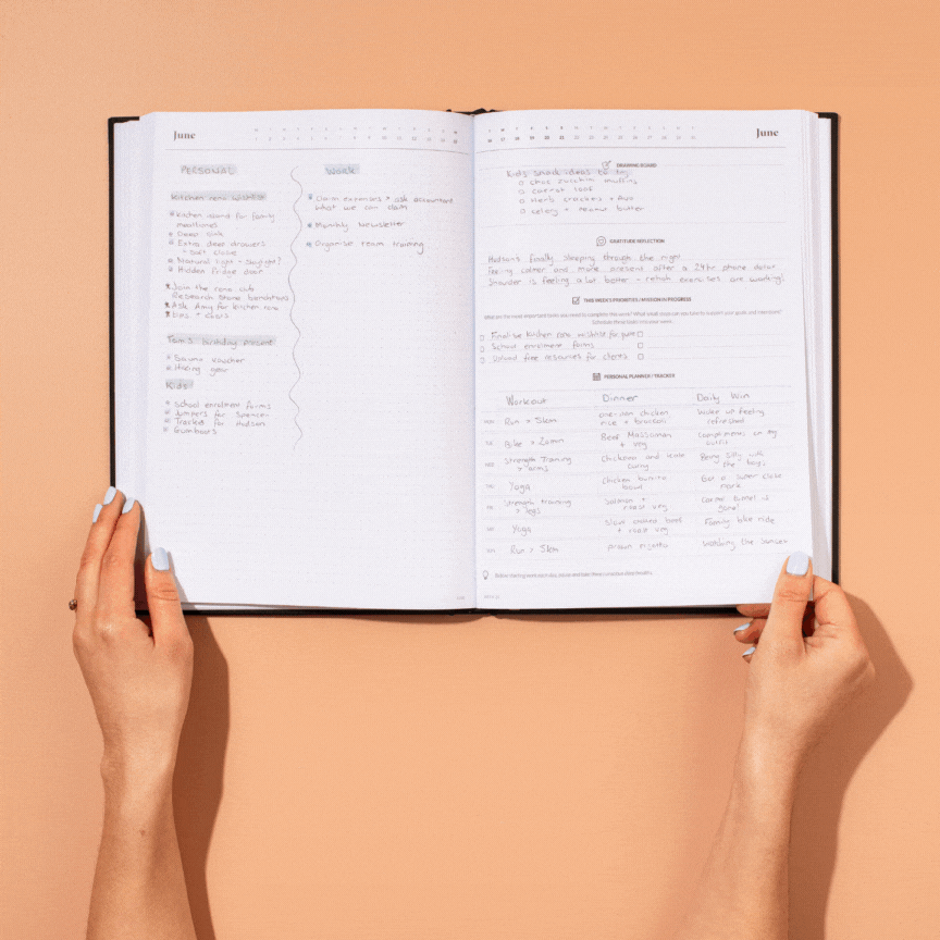 curation 2026 diary planner large