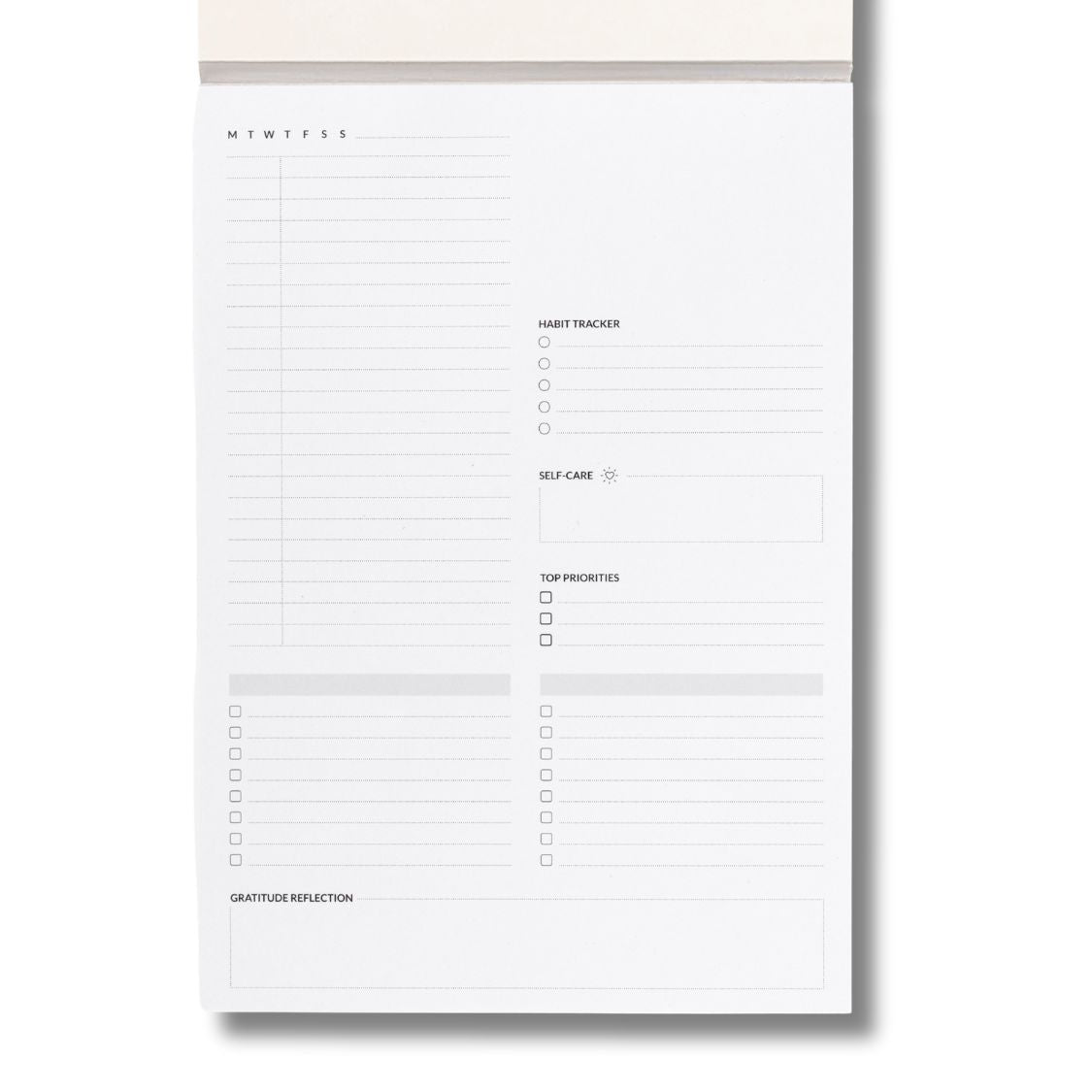 Curation Daily Desk Pad Planner