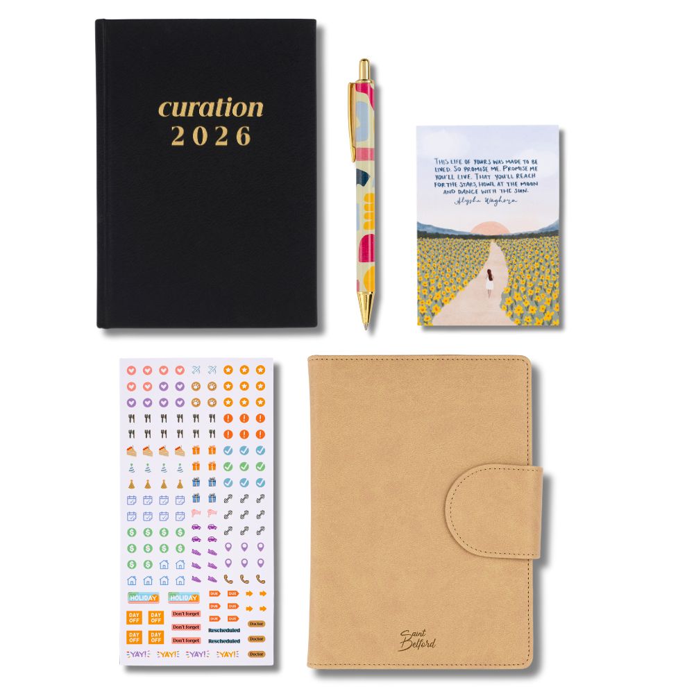 daily 2026 diary wake up with purchase bundle