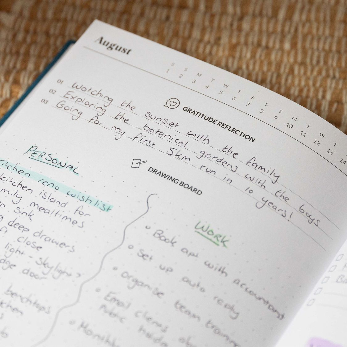 curation 2026 diary planner