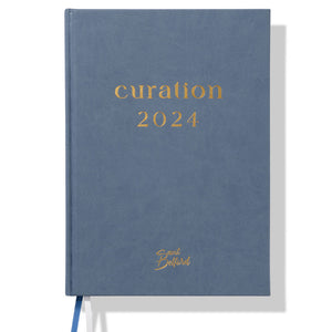 Curation 2024 Diary Planner A4 blue