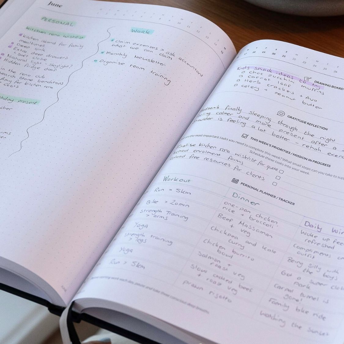 curation 2026 diary planner large
