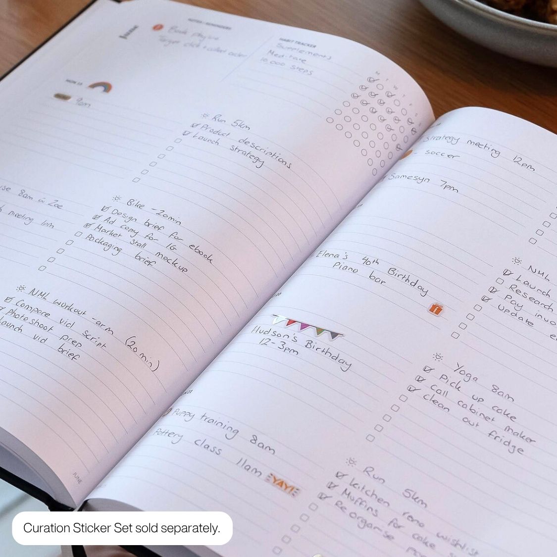 curation 2026 diary planner large