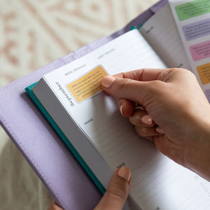 Placing Curation Prompt Sticker in Original Curation 2025 Planner Weekly Spread 