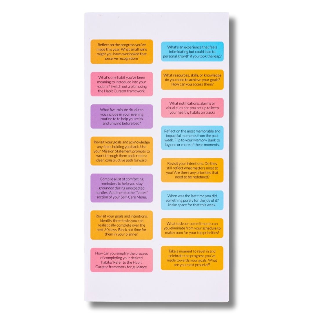 curation prompt stickers