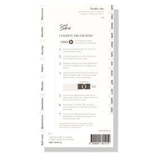 Curation Tab Stickers for Curation 2024 Diary Planner