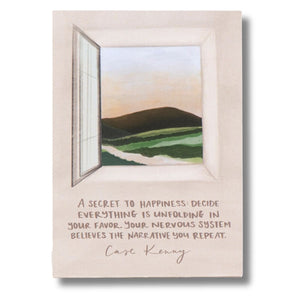 Double Sided A6 Desk Card
