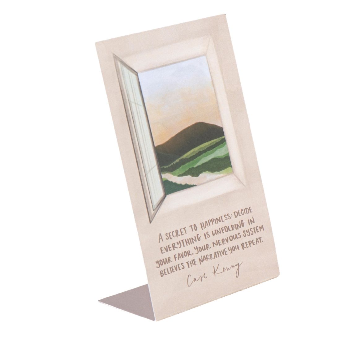 Double Sided A6 Desk Card