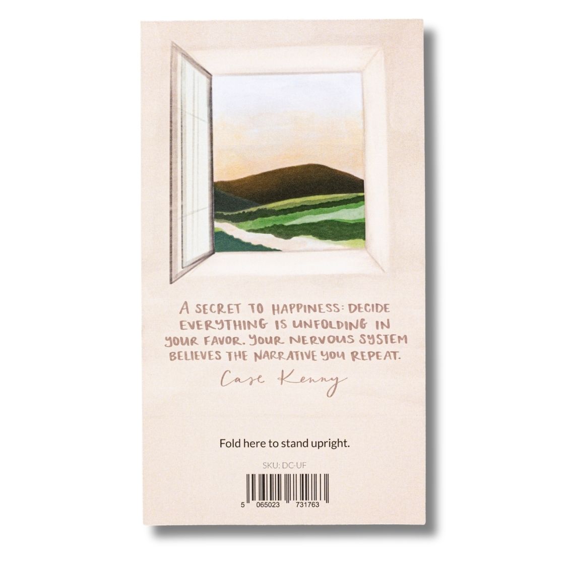 Double Sided A6 Desk Card