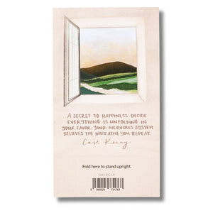 Double Sided A6 Desk Card