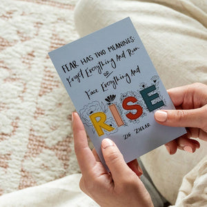 A6 Desk Card with Zig Ziglar quote