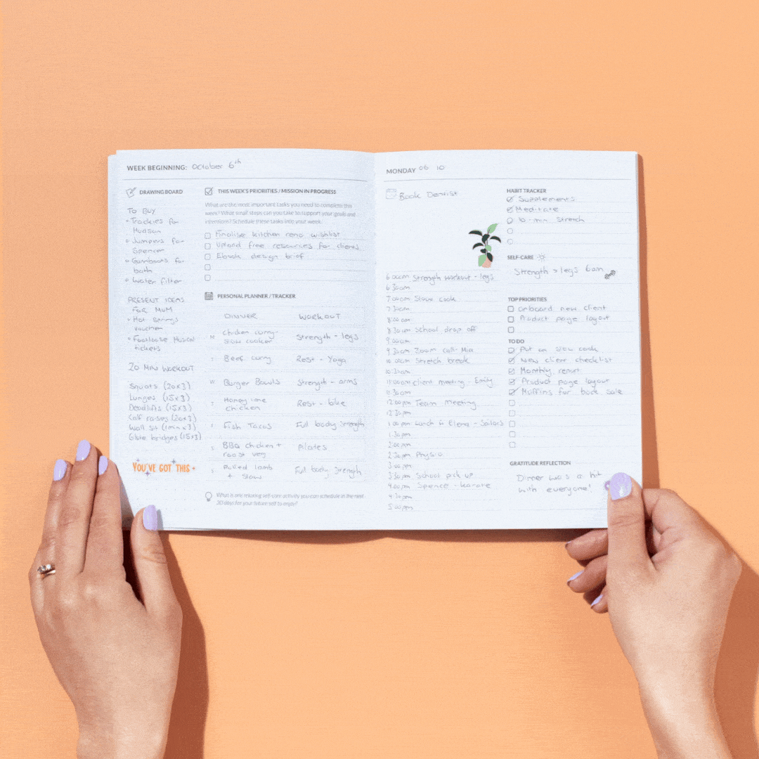 Curation 90-Day Undated Planner (Daily)
