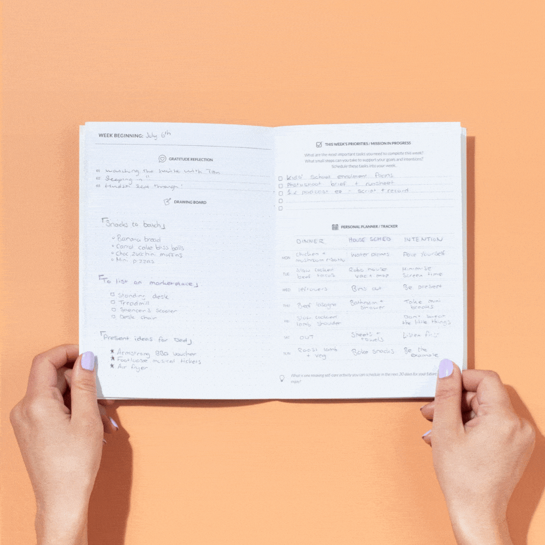 Curation 90-Day Undated Planner (Weekly)