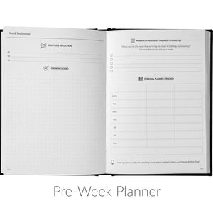 Curation 365 Undated Planner Pre Week Planner
