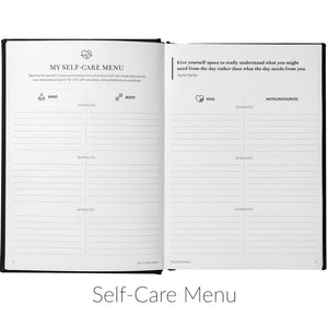 Curation 365 Undated Planner Self-Care Menu