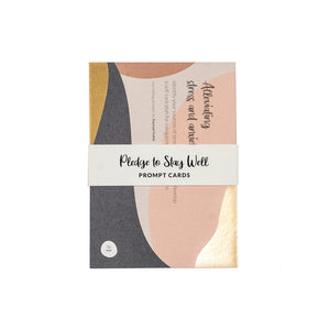 Pledge To Stay Well Journal Prompt Cards